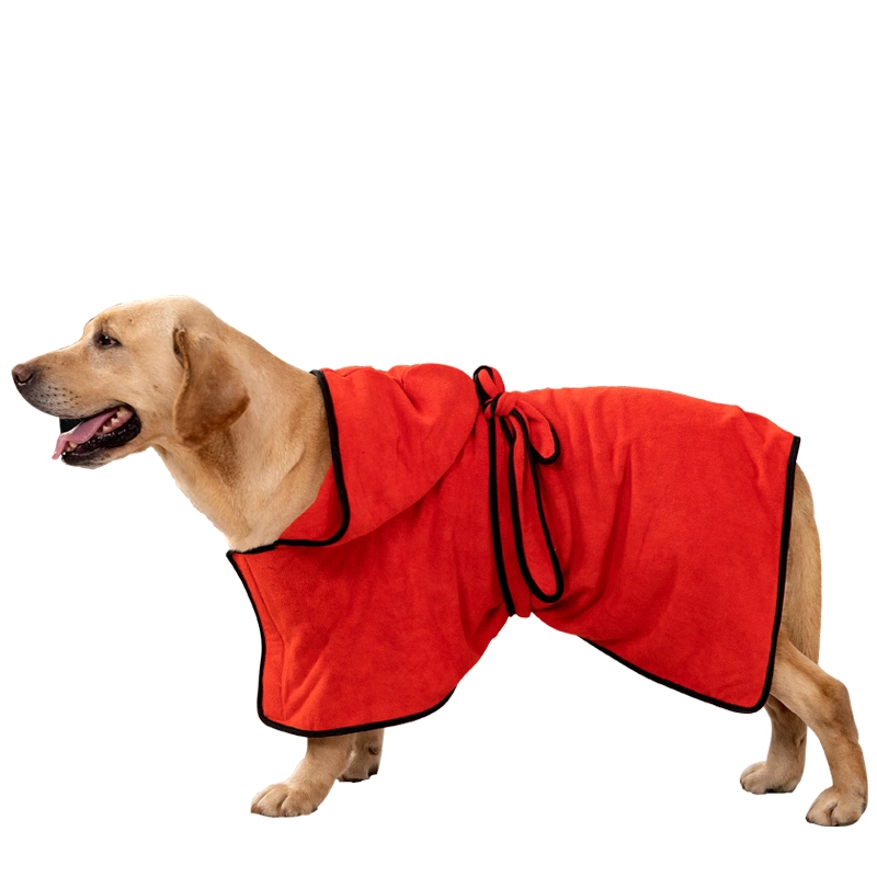 Pet Bathrobe Quick Drying Cleaning Dog Water Absorbing Drying for Dogs