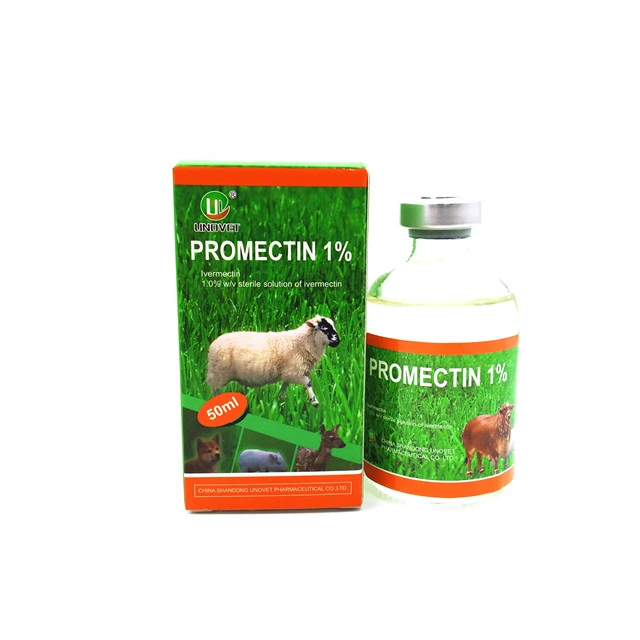 Inyección de ivermectin nivel GMP Medicina Veterinaria Inyección 100ml para Pig Uso con buena calidad