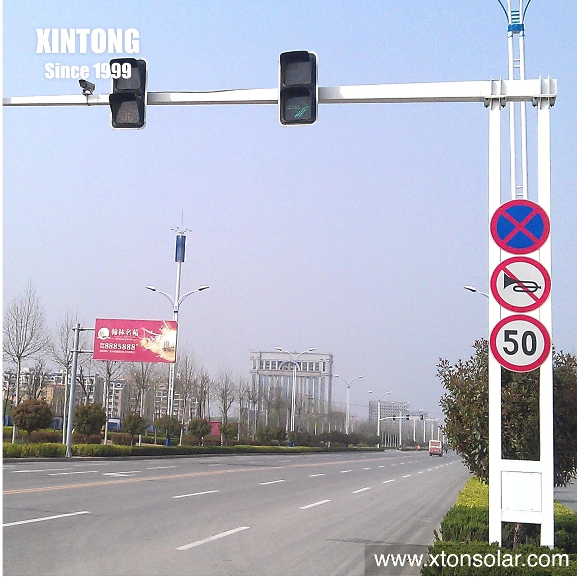 Xintong Integrated All in One Plastic PC Full Screen LED Traffic Signal Light