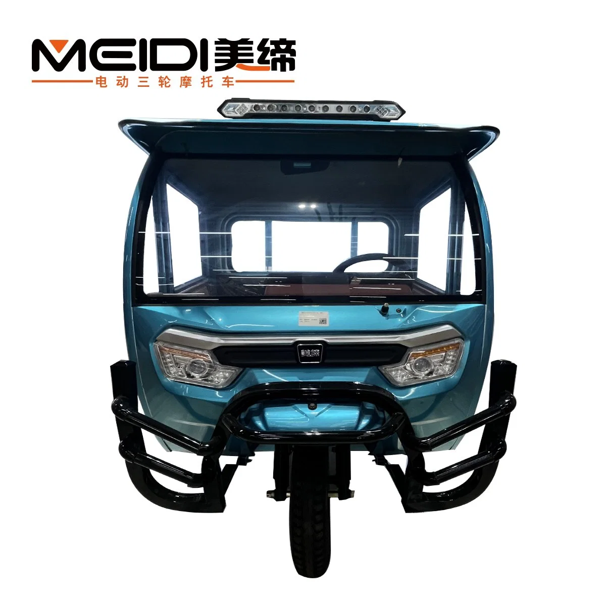 Semi Closed Electric Cargo Delivery Tricycle Motorcycle Electric Vehicle