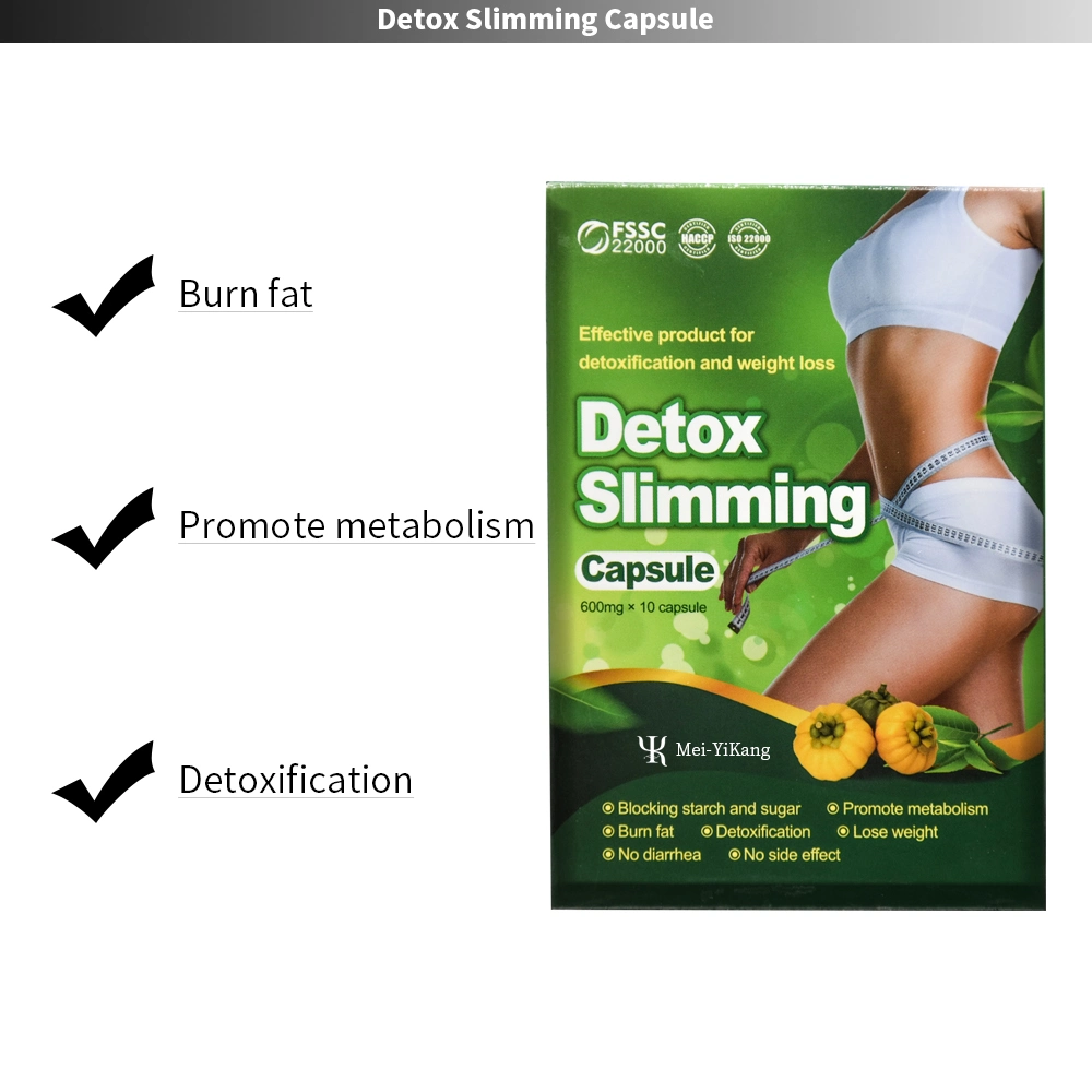 Produto de Effection de cápsula de desintoxicação OEM Slimming para desintoxicação e peso Perda