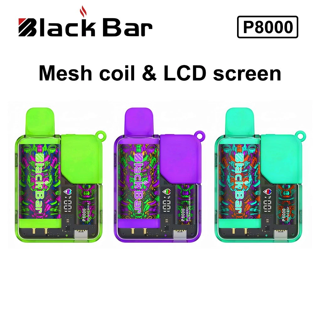 Mesh 8000 Puffs Bar LCD Screen Wholesale/Supplier Disposable/Chargeable Vape Pen