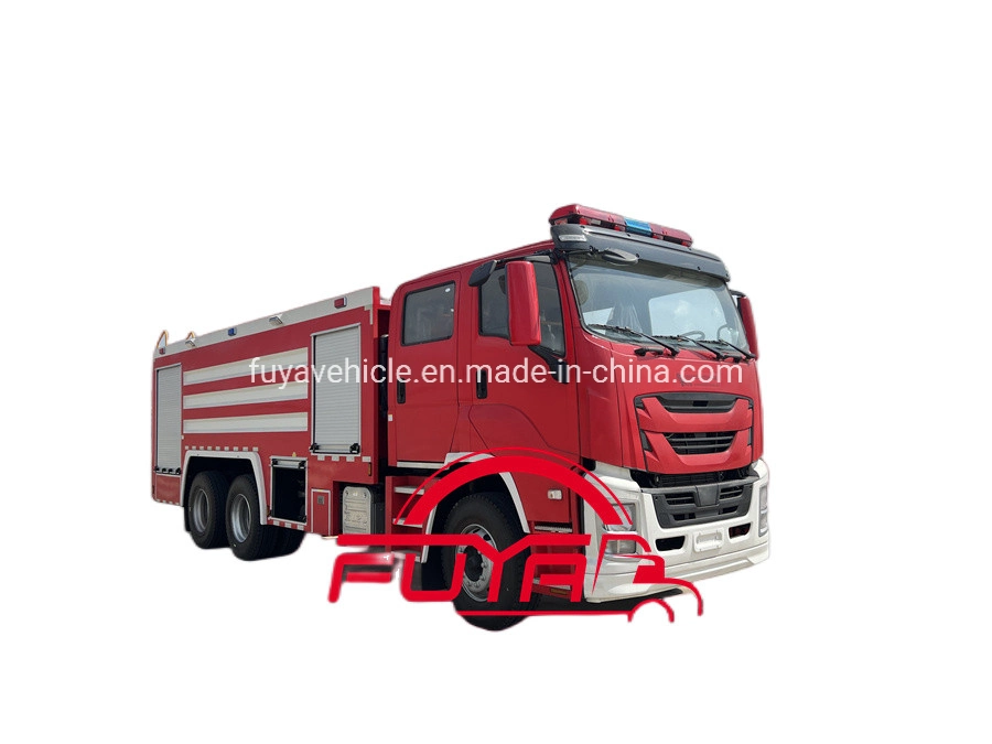 Used Japan Brand I-Suzu Giga Cabin 10000L Ss Water Tank & 2000L Foan Tanker Fire Trucks on Sale