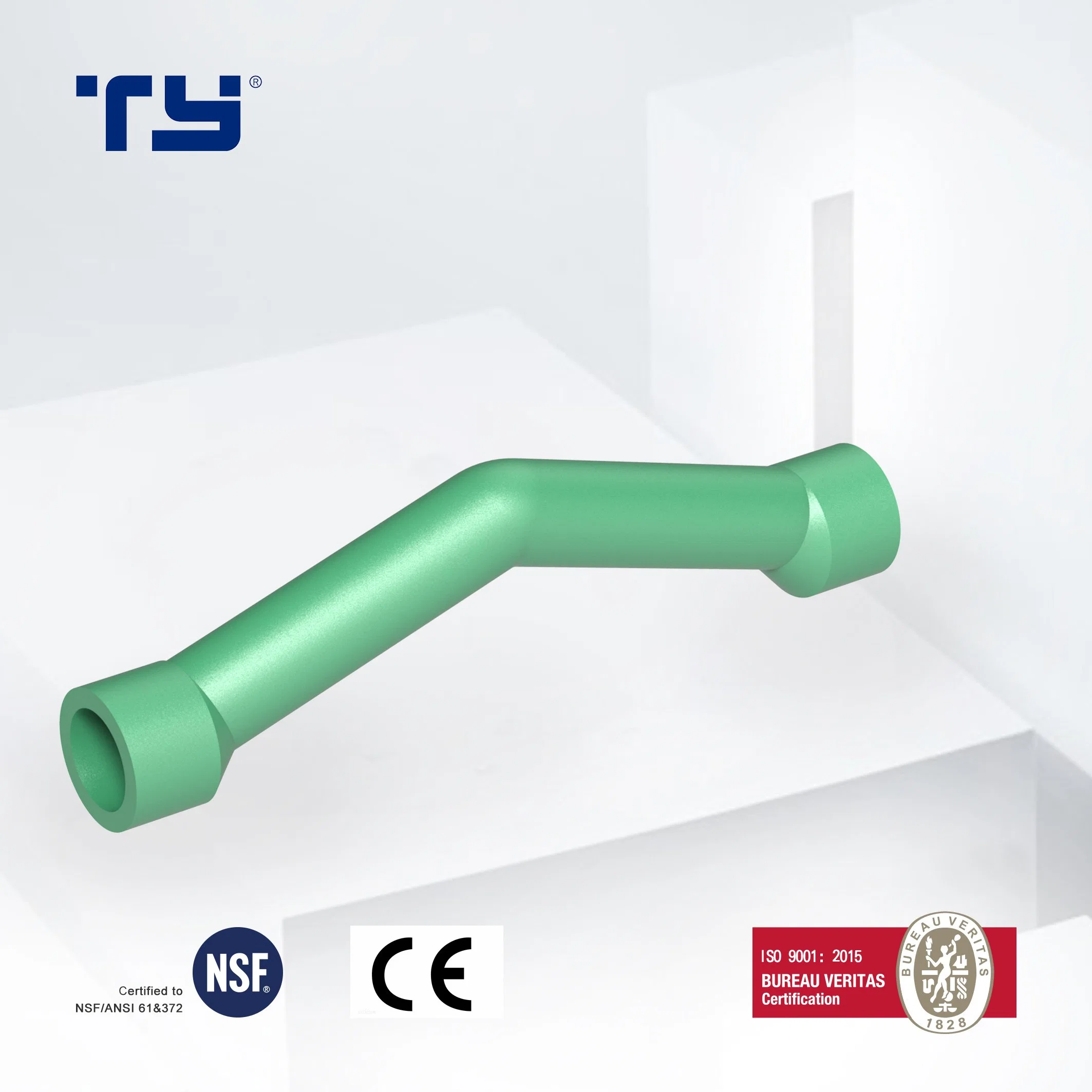 Reducing Tee PPR Plastic Pipe Fittings Standard for Supply Water Factory Price