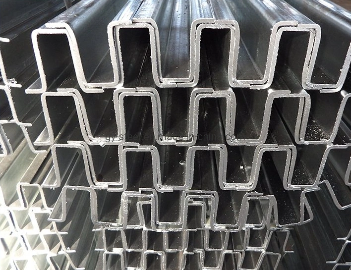 Q235 Carbon Mild Steel Gi Omega Profile for Building Frame by Asian Steel Company