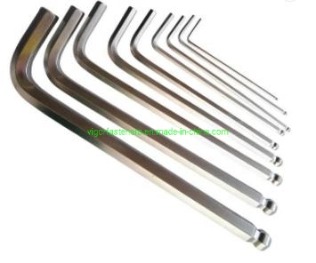 Alloy Steel Hex Allen Key Flat Point/Ball Point Magnetic Hex Key Wrench for Furniture