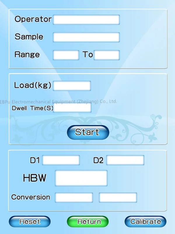 Touchscreen Universal-Härteprüfgerät mit hochpräziser Wägezelle