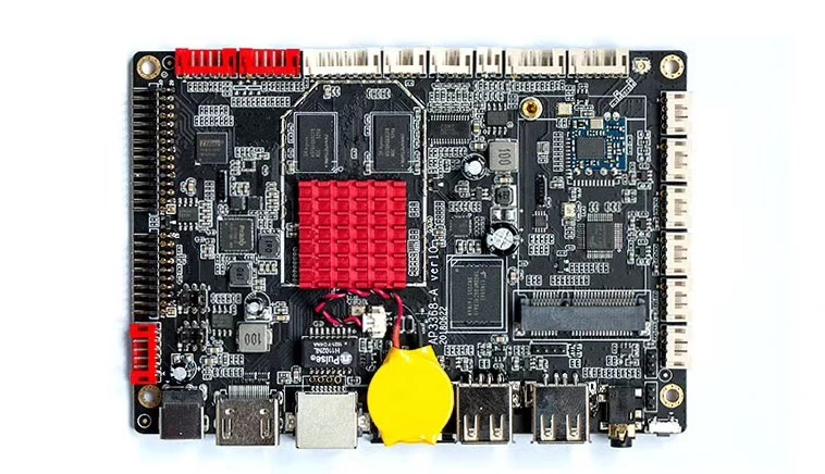 Android Linux OS OEM de la ventana de Chipset Intel® Board con salida de 4K 3G Puerto Ethernet para la señalización del hotel