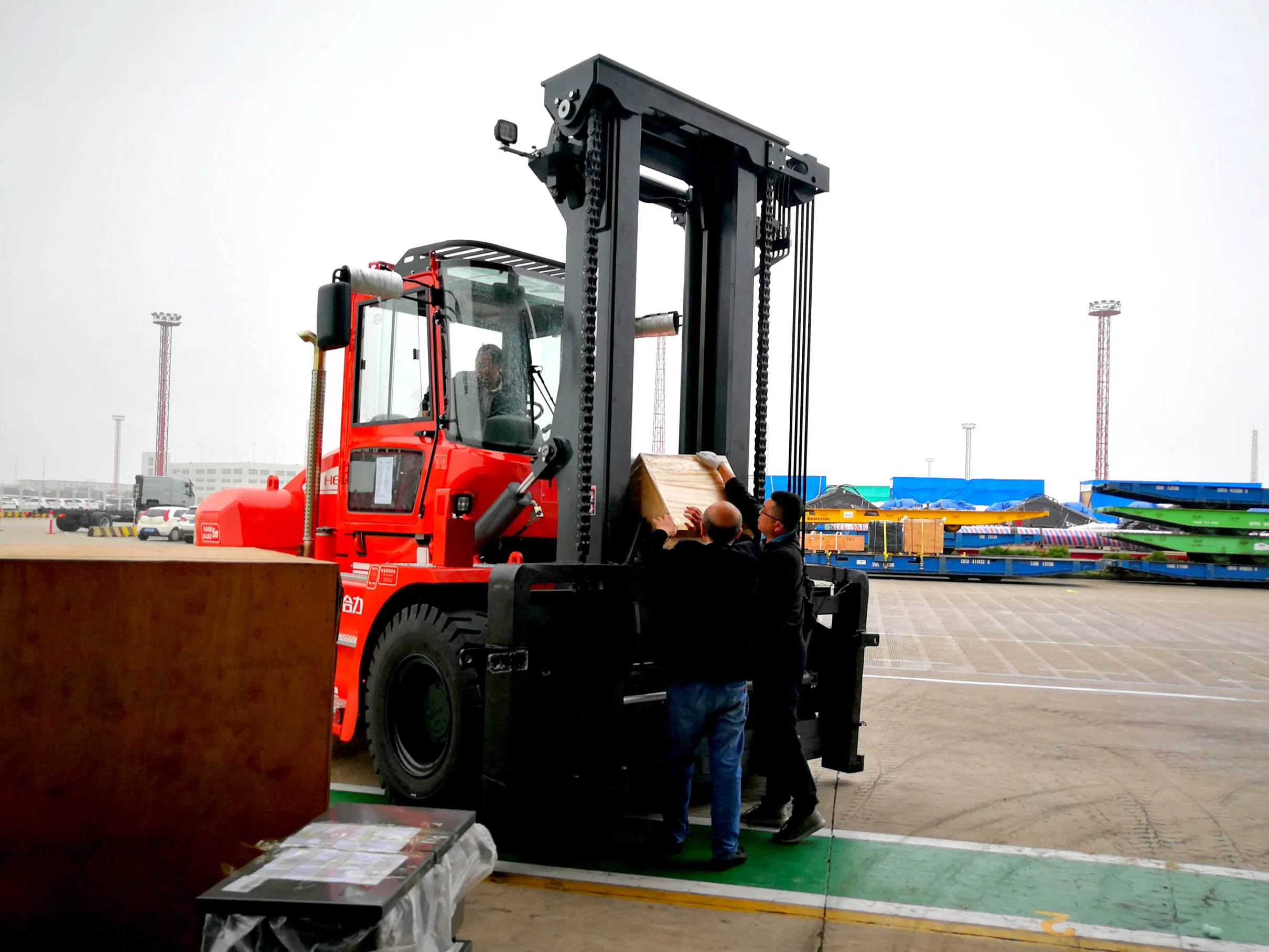 Heli G Series 20t Engine Balance Forklift Truck Hot Sale Cpcd200-Vz2-12III