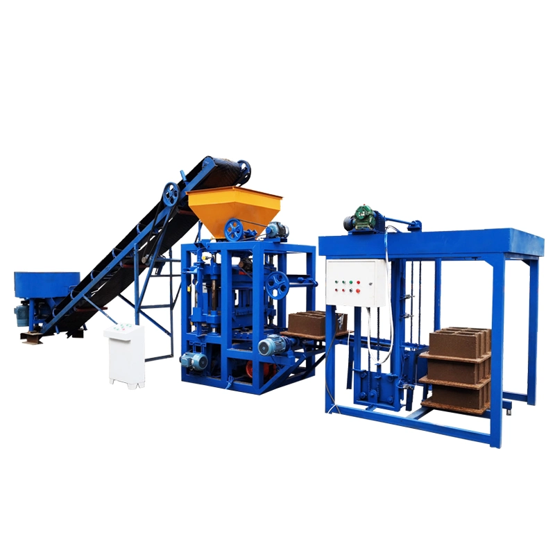 Betonbau und Teile Block Herstellung Maschine für kleine Unternehmen Qt4-24