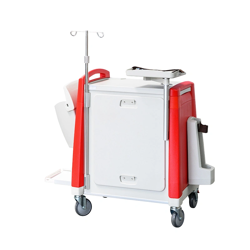 Mk-P01 ABS Hospital Medical Emergency Crash Cart for Medicine/Medication/Treatment/Nursing