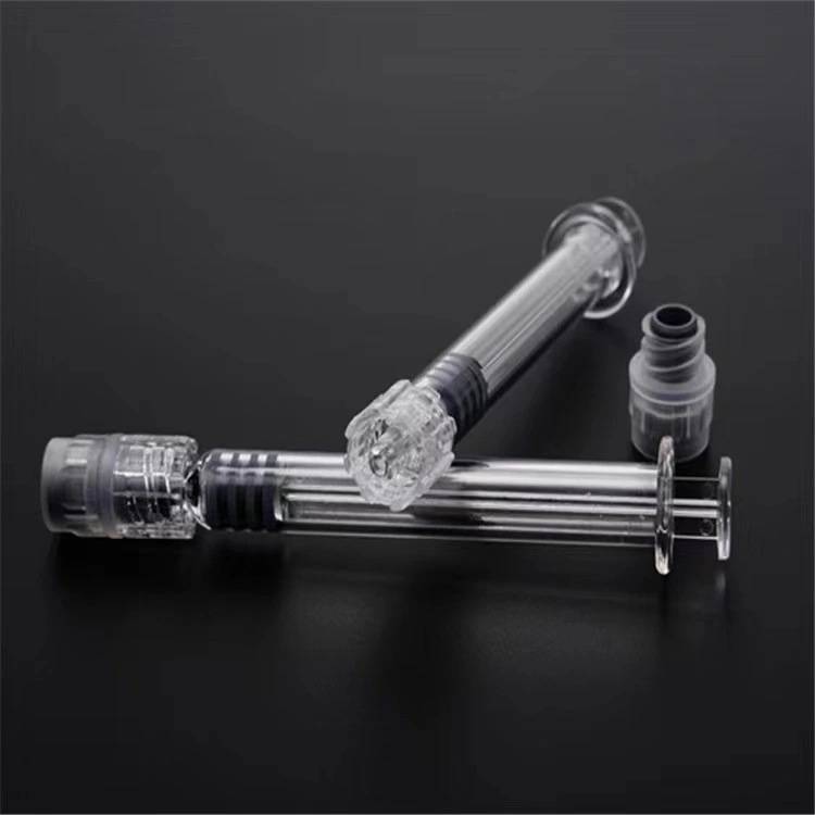 Empty 1ml 2.25ml 3ml 5ml Glass Syringe for Oil Injection