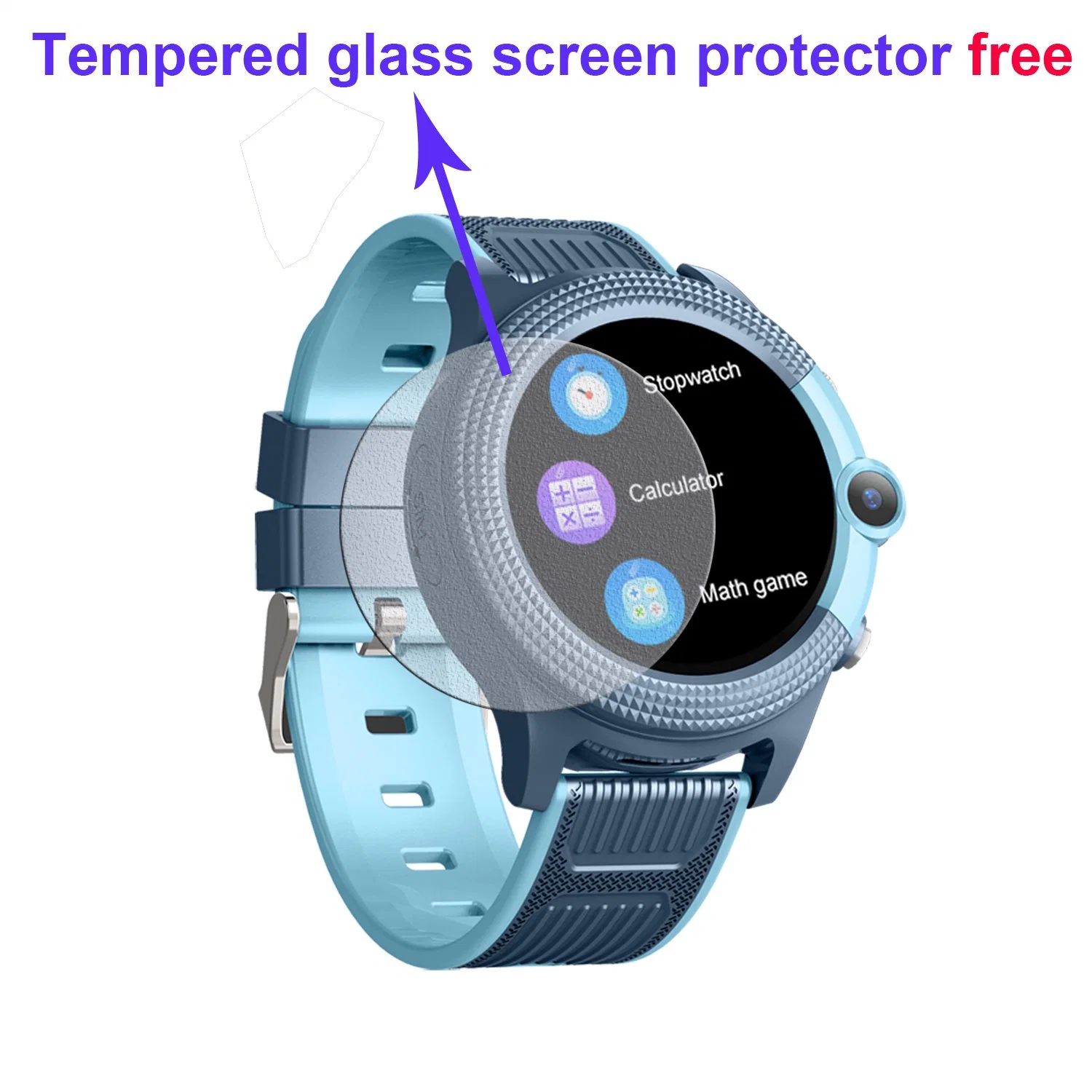 2023 new product low power consumption GPS watch 4G LTE smart kids watch with IP67 waterproof video call for boy and girl D42E