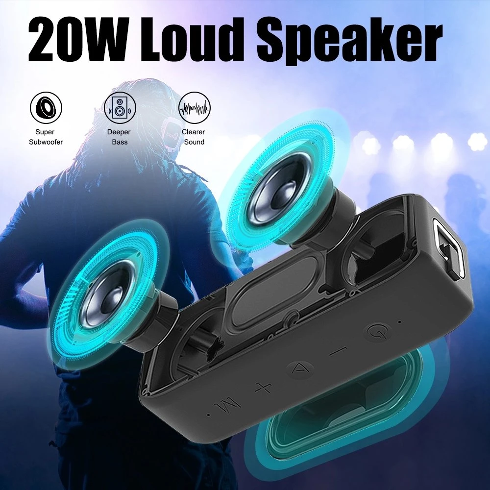 2023 New Portable Waterproof Ipx7 Blue Tooth Speaker