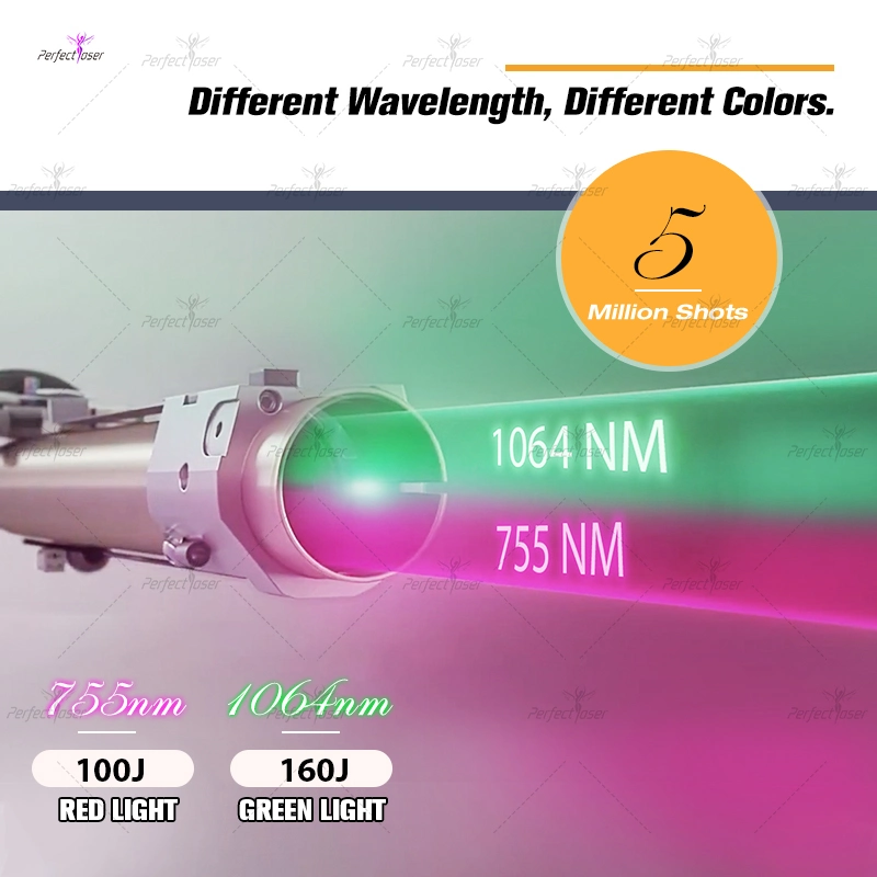 إزالة الشعر بدون ألم ND YAG 1064nm نظام التبريد الثلاثي جمال المعدات