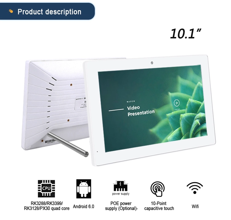 Las tabletas de RK3399 Venta al por mayor de 10 pulgadas Android Tablet PC con Ethernet RJ45