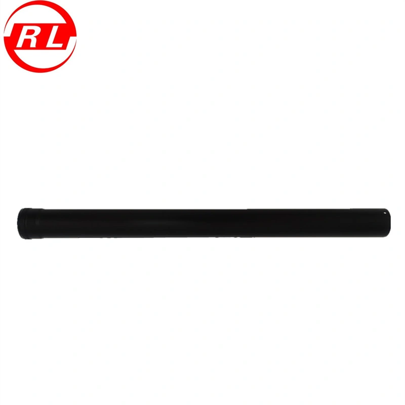 Black Single Wall Straight Pipe for Pellet Stoves