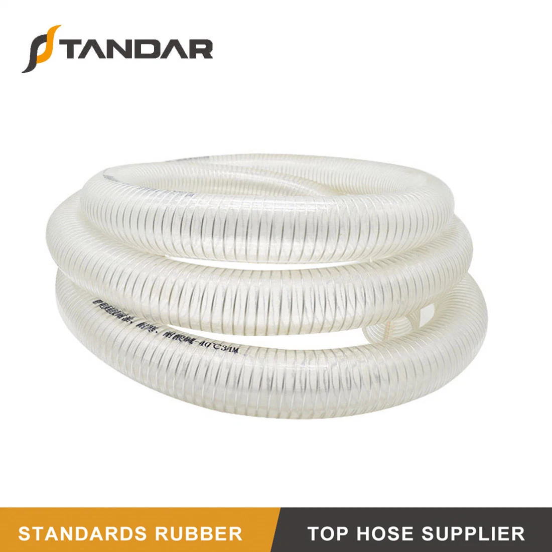 Stainless Steel Wire Spiral FDA Silicone Rubber Reinforced Hose