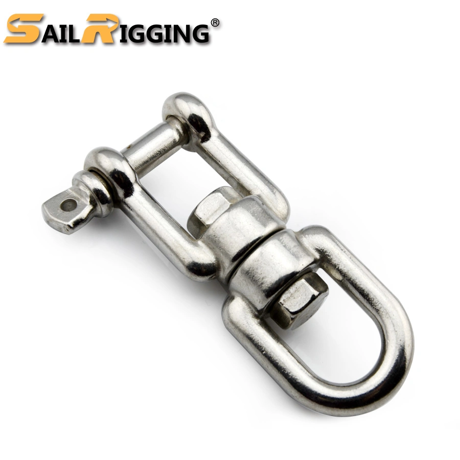 High Polished Stainless Steel Eye and Jaw European Swivel