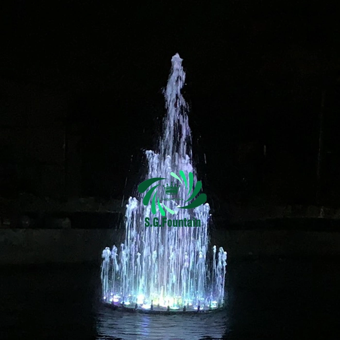 Wonderful Water Fountains Outdoor Garden Decorative Music Fountain with RGB LED Light