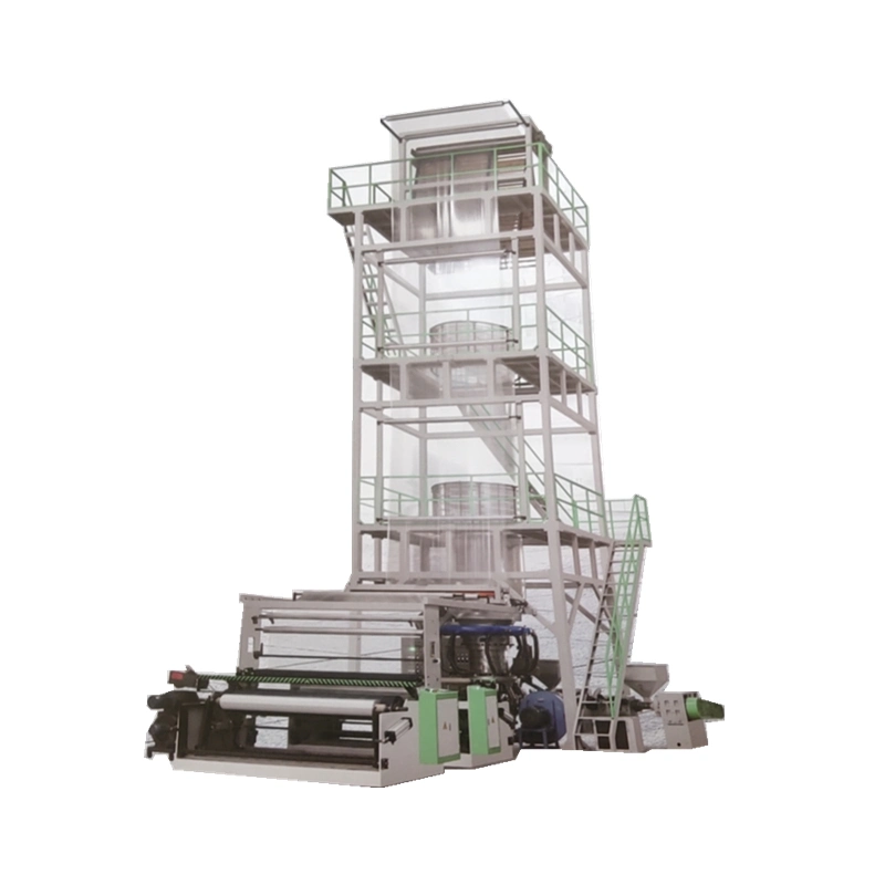 ABC Three Layer Co-Extrusion Plastic PE EVA Blown Extruder Film Blowing Machine