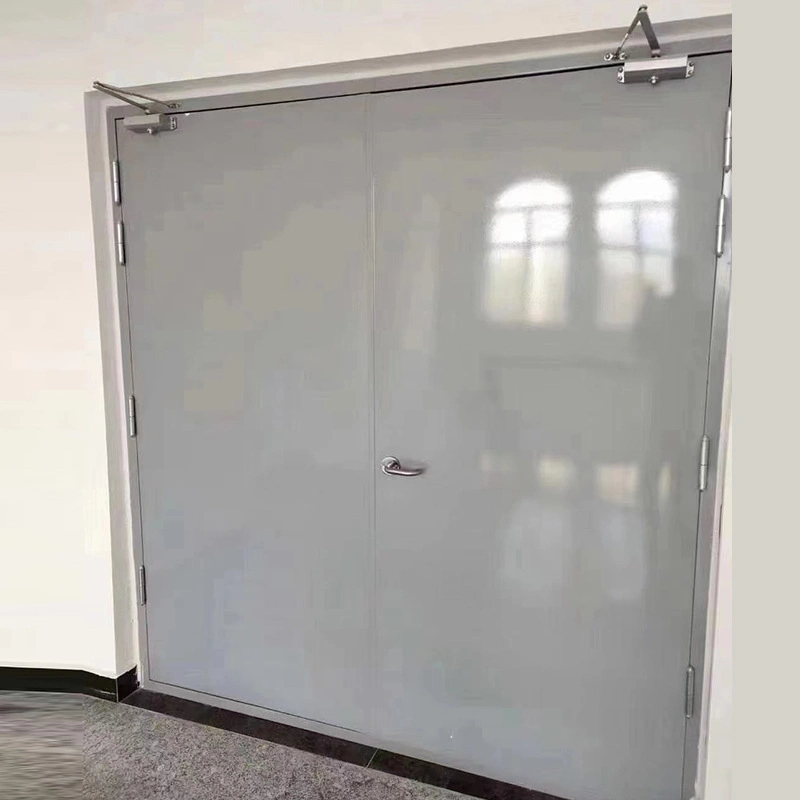 Wholesale/Supplier Exterior Entrance Safety Double Fireproof Steel Door Exit Fire Doors Fire Rated