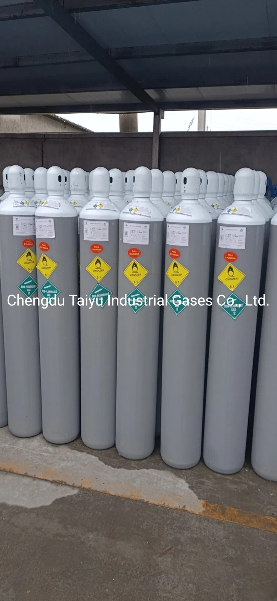 High Pure 99.999%/99.9999% O2 Oxygen for Petrochemical Industry Reasonable Price