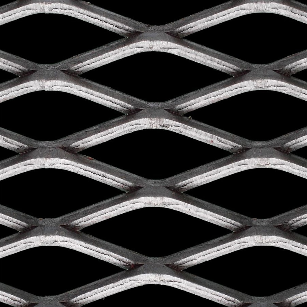 Heavy Duty Diamond Decorative Fencing Panels Expanded Metal Mesh