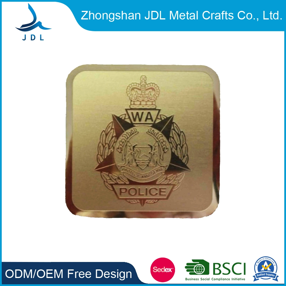 Die Casting Technology Customized Branded Beautiful Badge (086)