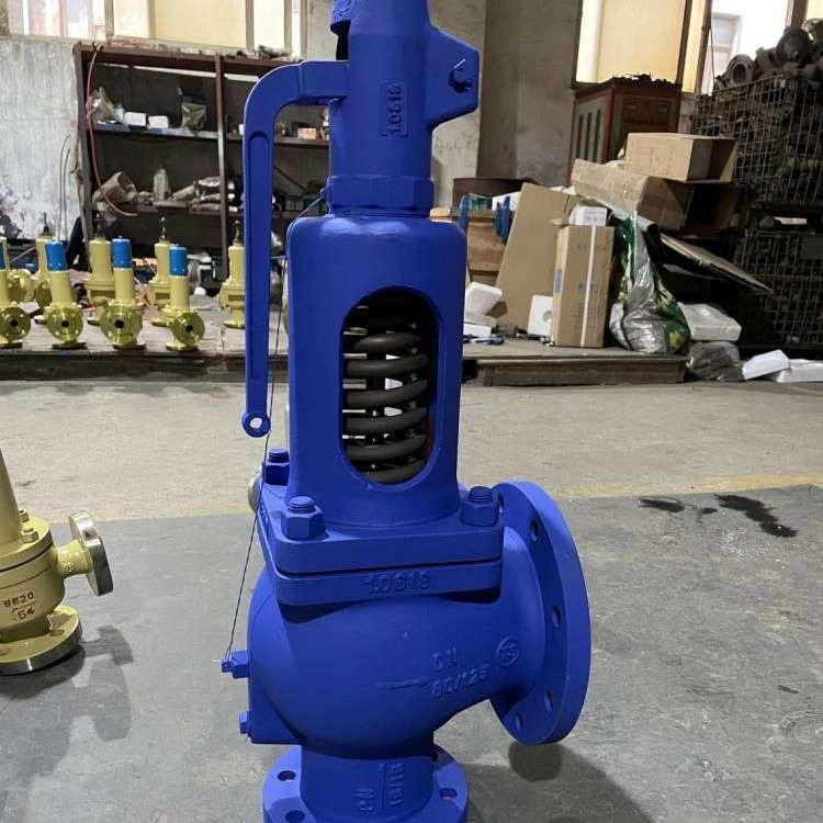 Open Bonnet Body Cast Steel Setting Pressure 3.2bar Flange Connection End Pn16 30W4cr2va Spring 2"X3"Safety Valve