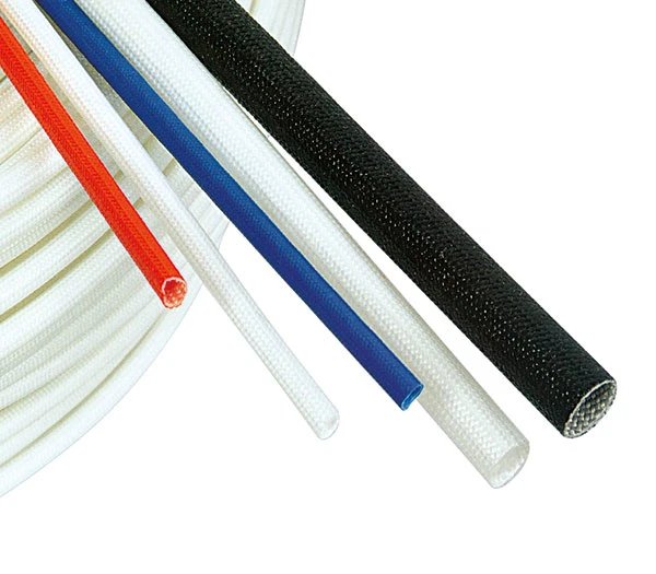 Insulation Protection Silicone Rubber and Fiberglass Braided Tubes/Sleeve