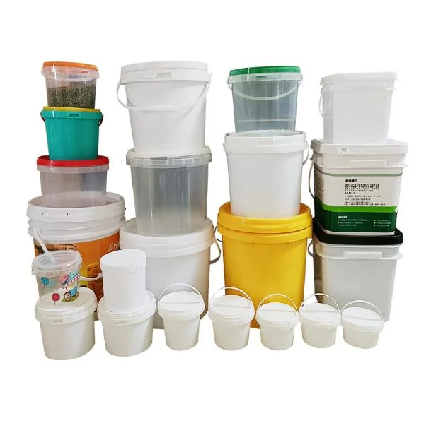 1 Litre /2L Food Grade Clear Plastic Bucket, 4 LTR /5 Liter Transparent Food Pail with Lid