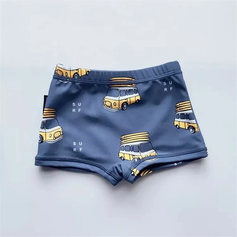 Boy Swim Wear Two-Piece Swimwear for Children with Cartoon Character Boys Swimwear