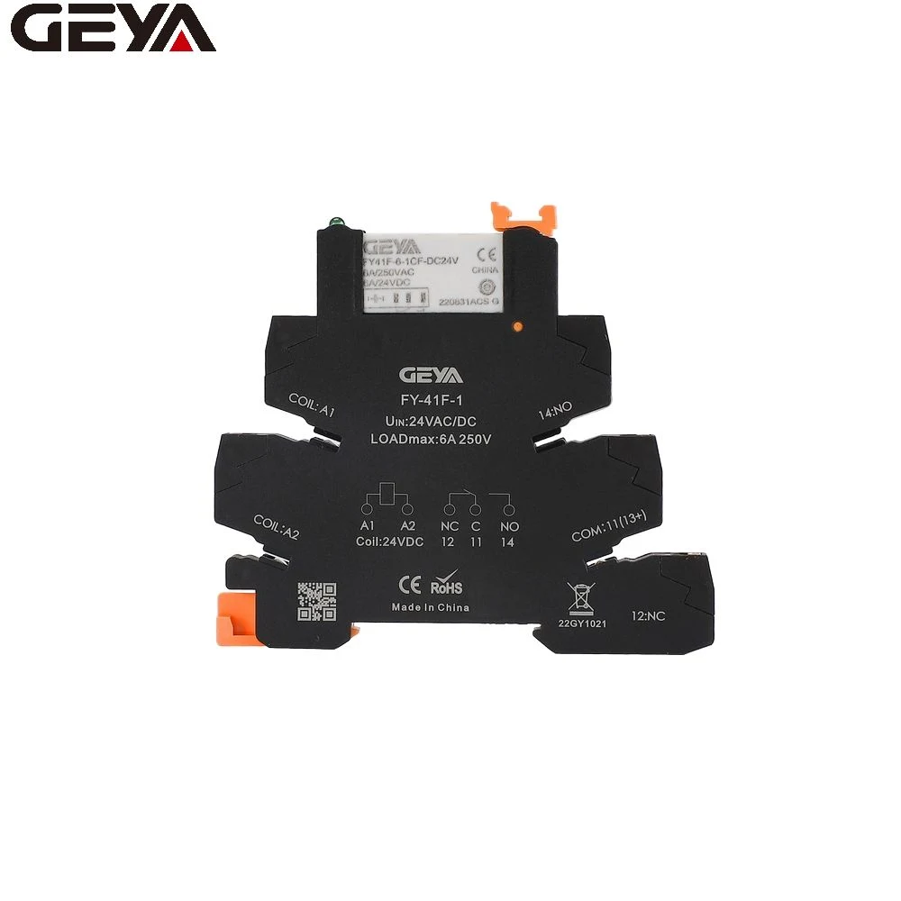 5V 10A Two Geya 12 Volt Bluetooth Relay Module Fy-41f 6.22mm Slim Socket