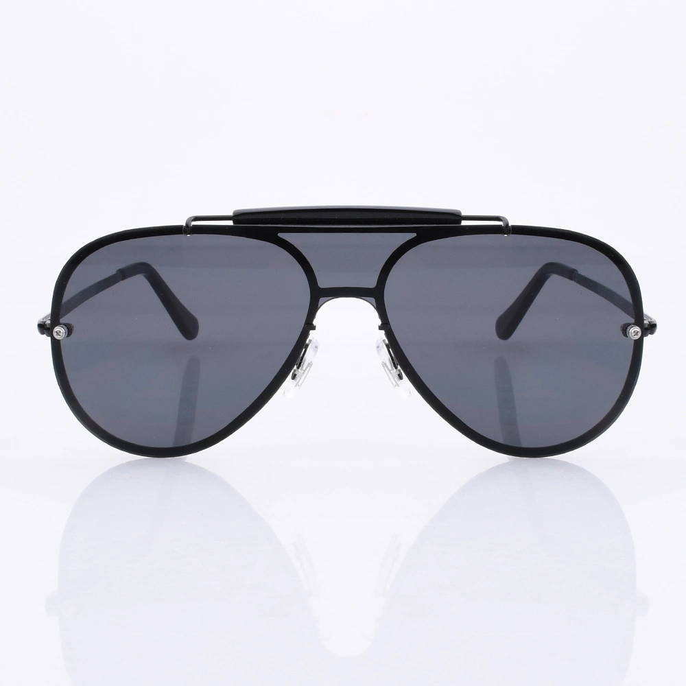 High Quality Fashion Plastic Frame Double Metal Nose Bridge Fashion Sunglasses