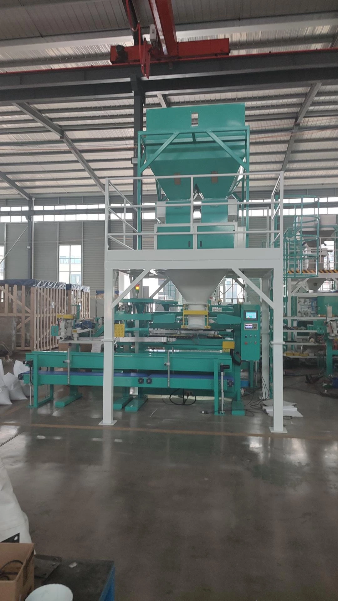 Fully Automatic Bag-Feeding Type Packaging Machine Adopt Advanced PLC Detection Device