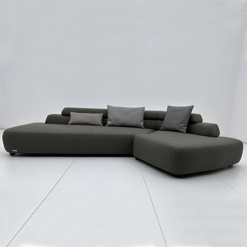 Modern Style L Shape Stoff Sofa Wohnzimmer Möbel Sofas Ecksofa des Hotels mit Einzelsitzstuhl