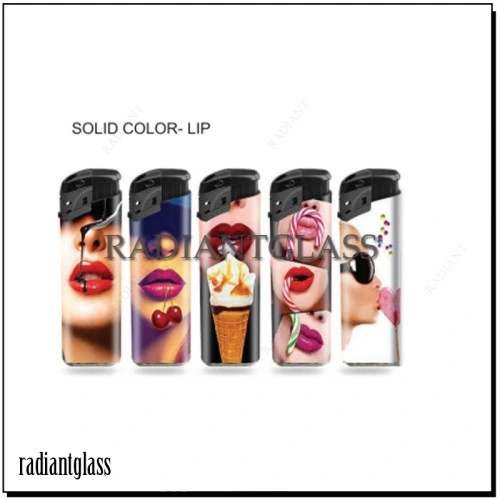 Sexy Lip Pattern Custom Electric Lighter Disposable Cheap Cigarette Gas Lighter