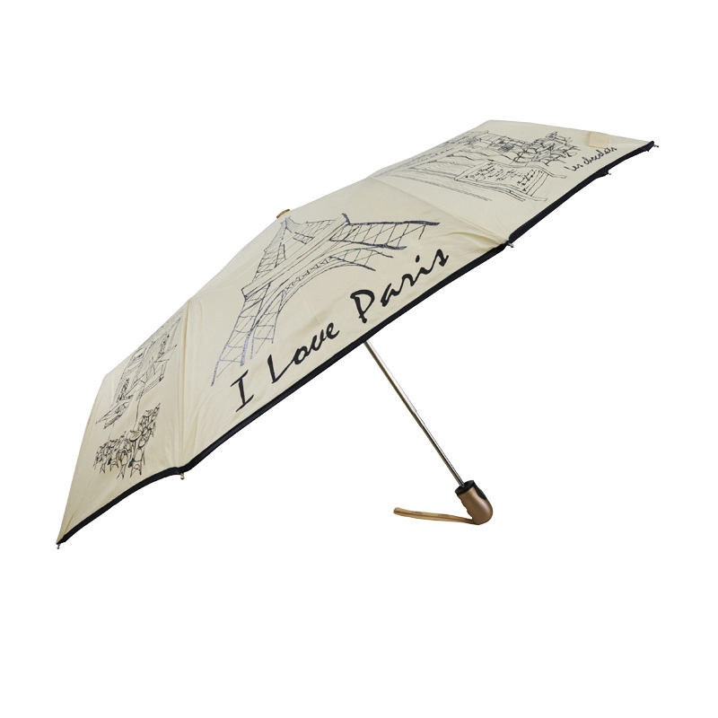 High quality/High cost performance  Auto Open and Colse Three Folding Umbrella