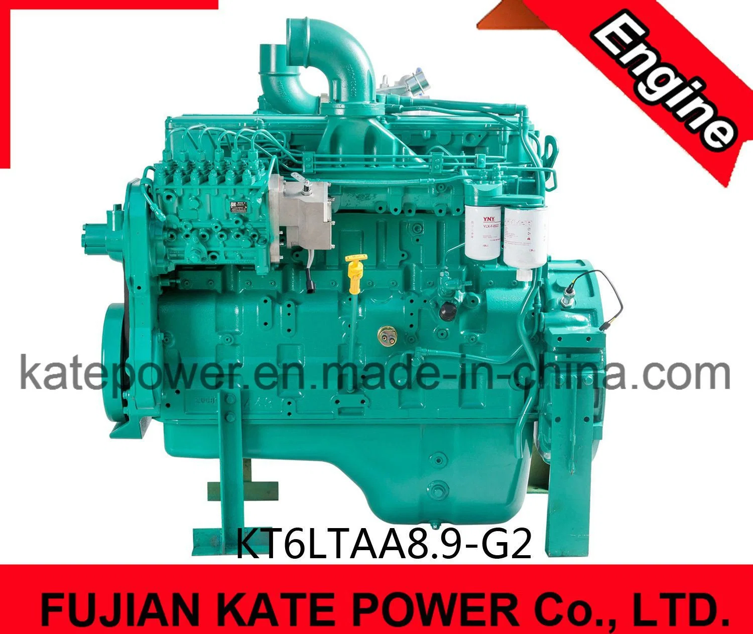 6 Cylinder Water Cooled Diesel Engine Yanmar Shangchai Foton 