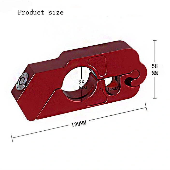 Bloqueo de agarre de la motocicleta cerraduras de seguridad Seguridad CNC la palanca de freno auricular manillar.