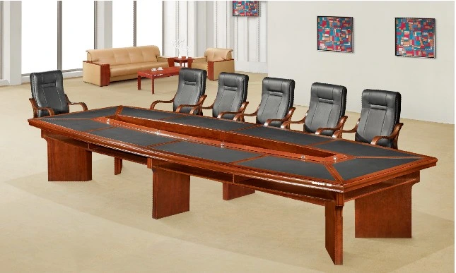 A sala de reuniões de diretoria Antique Big long mesa de conferência