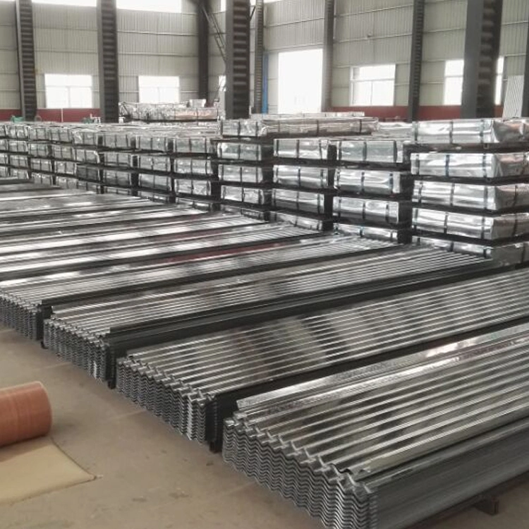 PPIG hojas de techo material de construcción RAL Color recubierto Gi Galvalume Zinc Aluzinc ASTM A653 DX51D Z275 Gi Metal galvanizado prepintado Chapa de acero corrugado