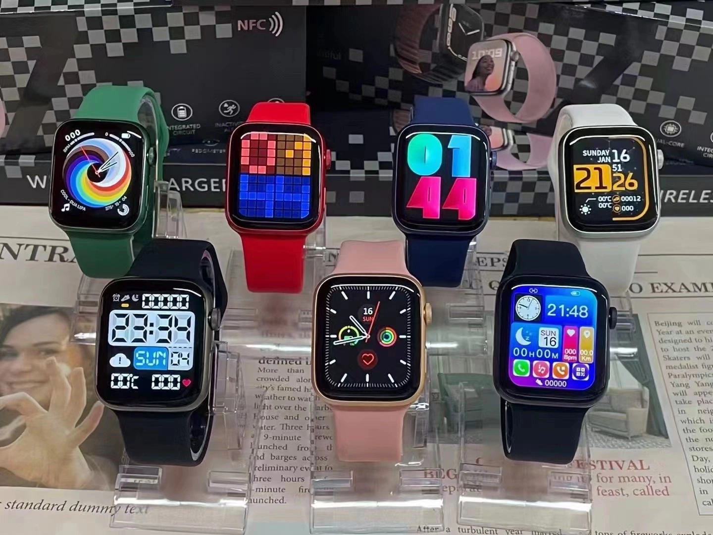 Mobiltelefon Smartphone Geschenkuhren Smart Watch Smart Uhr Armbanduhren Armbanduhren Smartwatch Replik Uhren Fashion Uhren