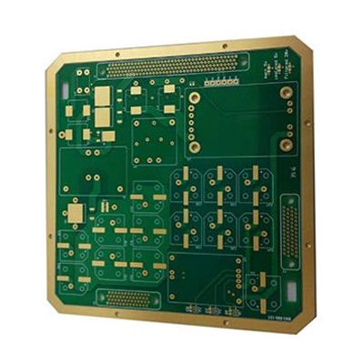 PCB de alta frecuencia RO4350b 20mil de la junta de doble cara 0,6 mm de espesor con oro de inmersión