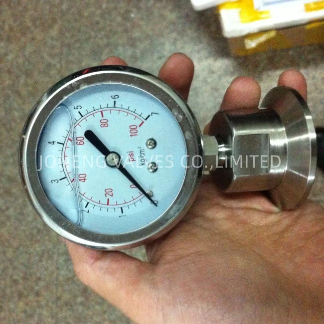 Stainless Steel Safety Pressure Gauge with Scale