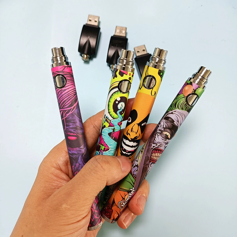 1100mAh Monster Twist Wholesale/Supplier Vape Pen 25PCS/Box Preheat Battery 510 Thread Rechargeable OEM/ODM Available