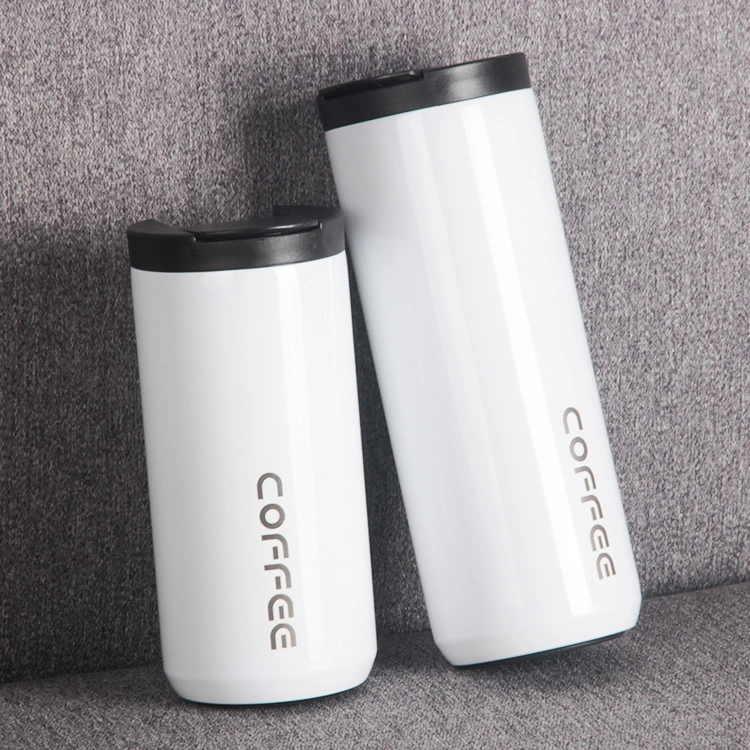 Kailian Customized Hot and Cold Coffee Cup Double Wall Vacuum Insulation Stainless Steel Straight Tumbler