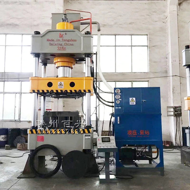 315 Tons of Resin Manhole Cover Forming Hydraulic Press Machine Is Used for The Production of Manhole Covers for Drain Leaks