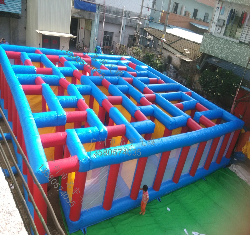 Inflatable Bounce House Maze Inflatable Maze Playgroung Sports Game